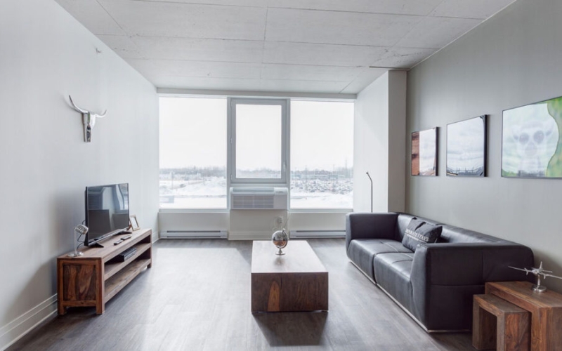 Furnished 1 Bedroom Apartment in Laval | with Gym | Equinoxe Building