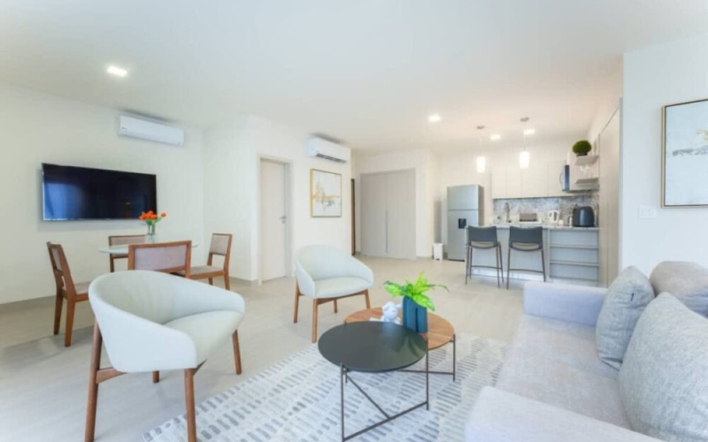 New Furnished Studio in Panama City with Park View