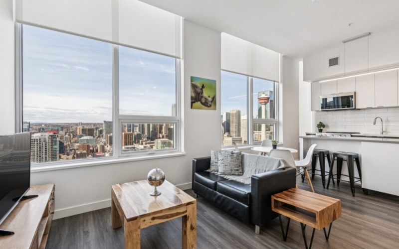 1 Bedroom Corporate Housing Near Downtown Calgary | BLVD Beltline Building