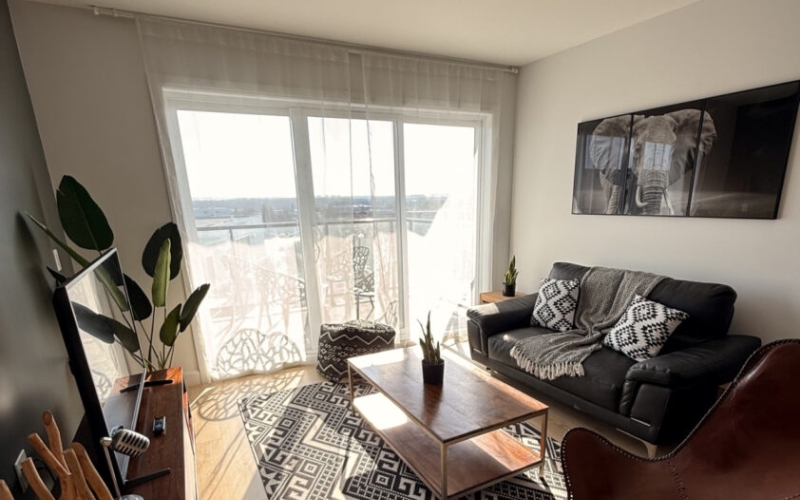 Appartement moderne 1 chambre avec piscine, salle de sport et parking | Près du Vieux-Québec