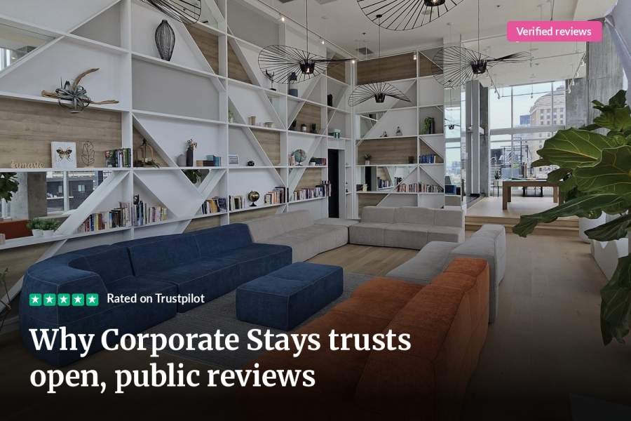 Corporate Stays Trustpilot reviews