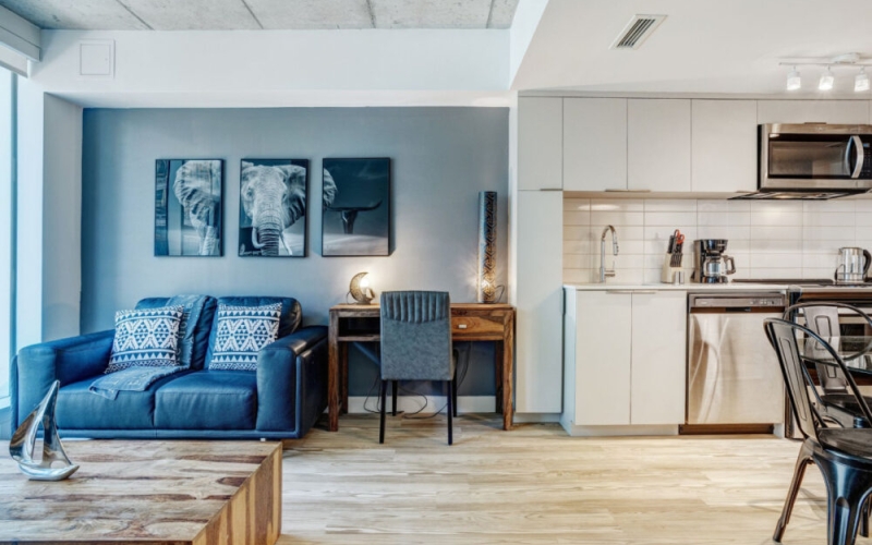 Furnished 2 Bedroom Apartment in Montreal | Humaniti Building