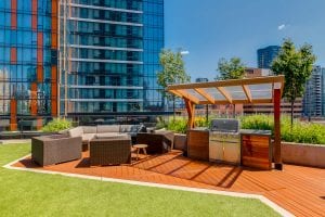 SODO amenities - BBQ terrace