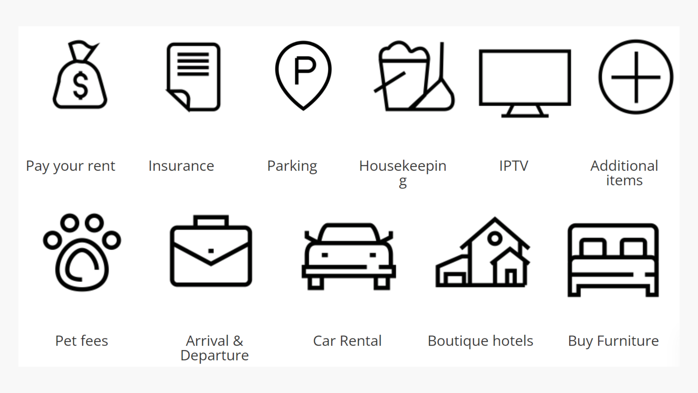 temporary housing benefits