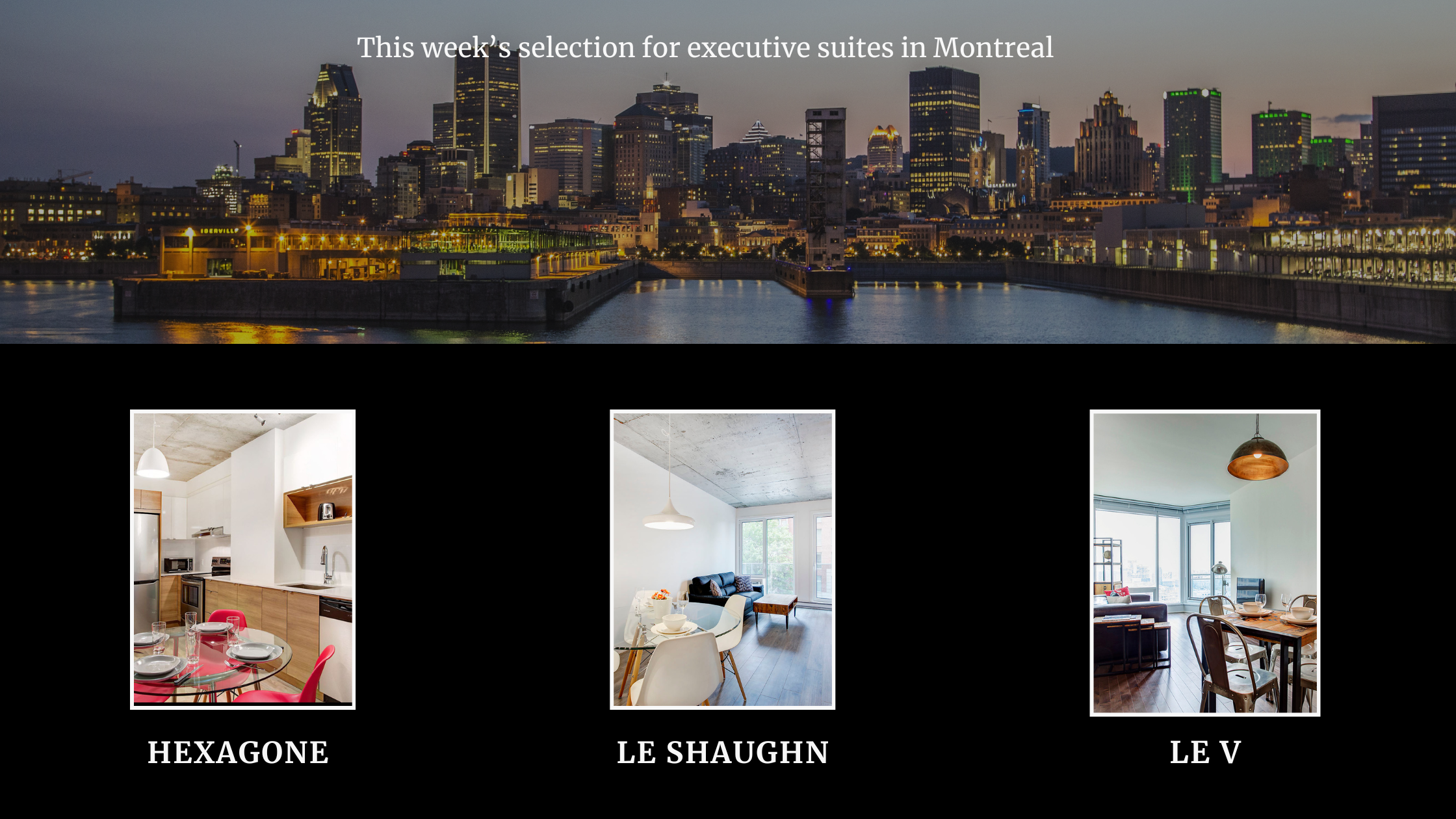 executive suites in Montreal