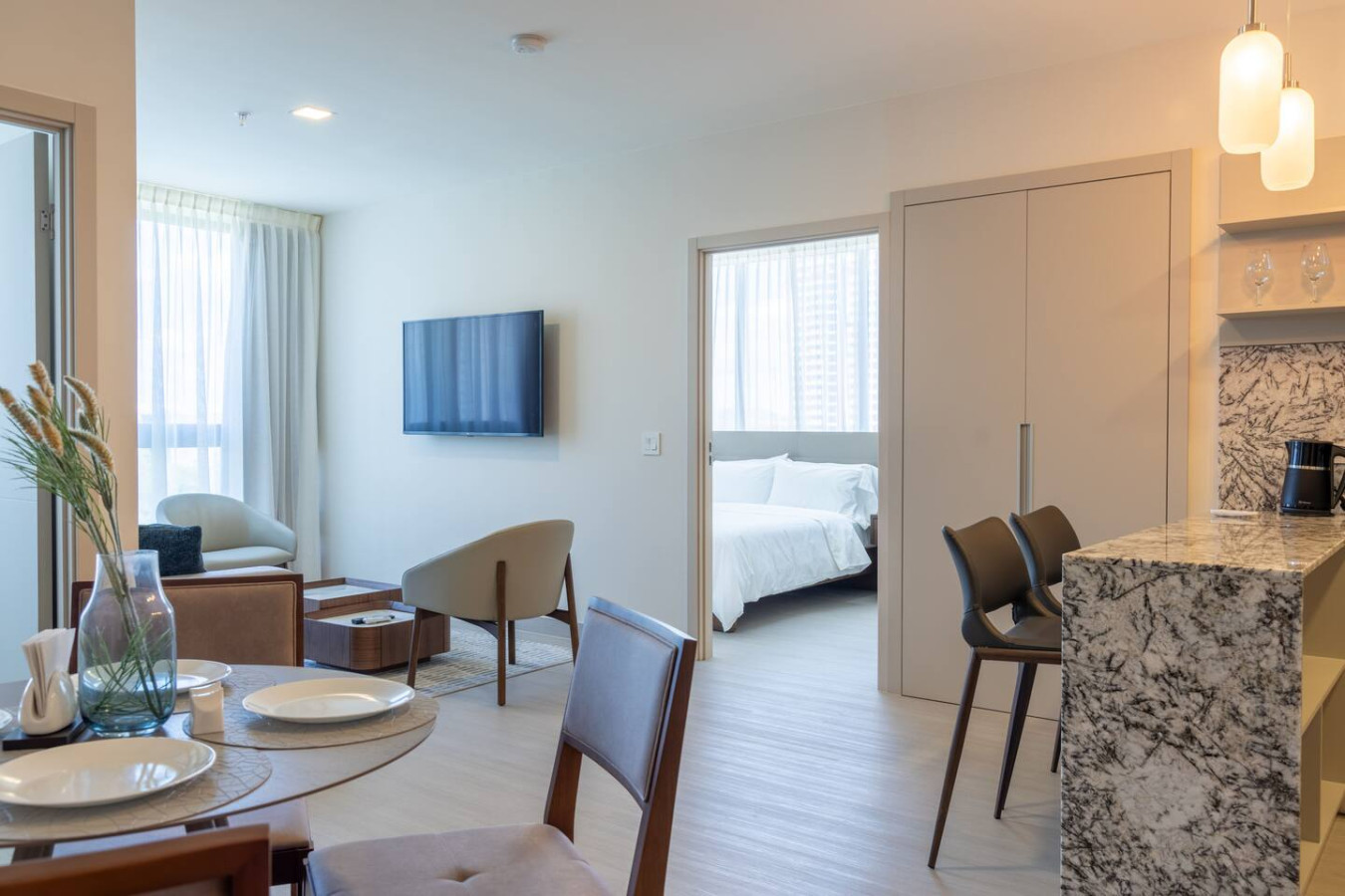 2-BR with Urban Skyline Views in Panama City
