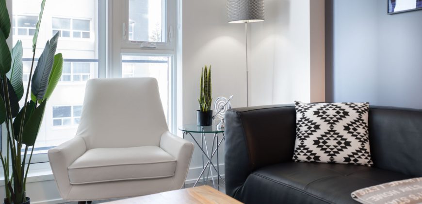 The Lennox – Fully Furnished 1 Bedroom with Den in Ottawa (518)