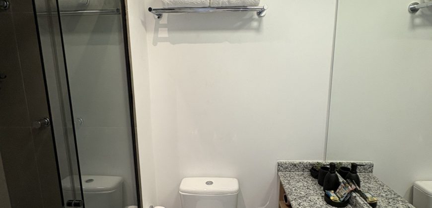 Furnished Studio in São Paulo On Jurupis with City Views, Pool & Gym Access