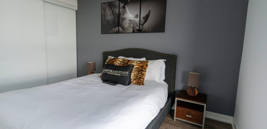 Stylished and Fully furnished 2BR in Toronto