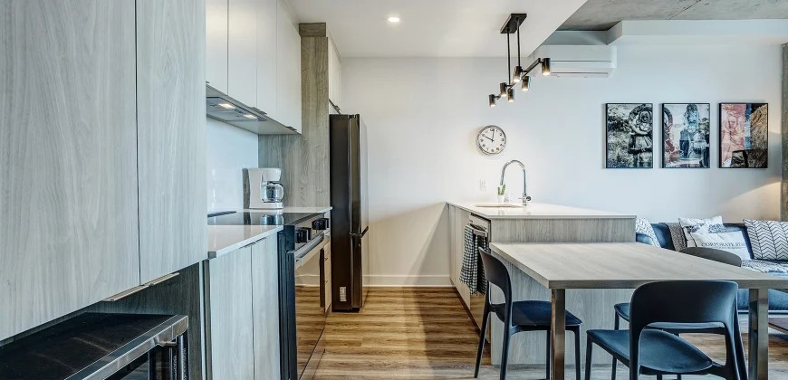 Le Jacob 1 Bedroom – Fully Furnished Appartment in Laval