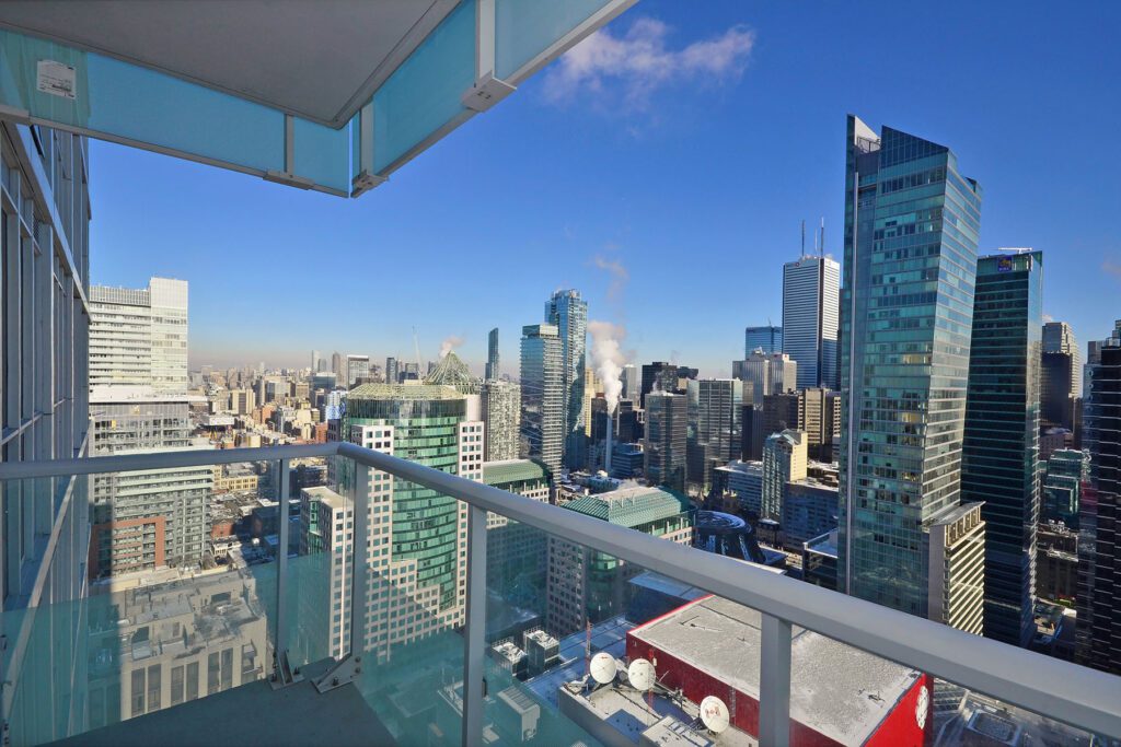 300 front 2 bedroom balcony in Toronto