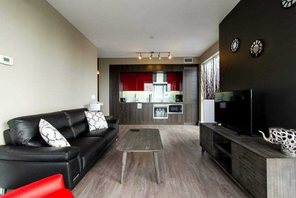 Corporate Stays Toronto Living Room