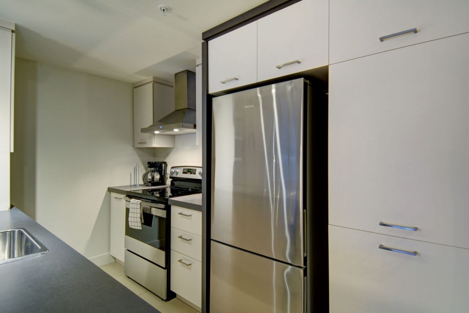 Cuisine équipe d'un appartement à louer à Québec