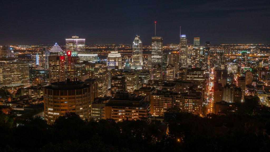 Photo of Montreal, QC, Canada at night by a href on Upsplash