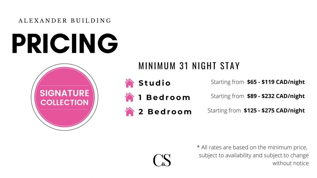 Pricing Alexander Building 1 1