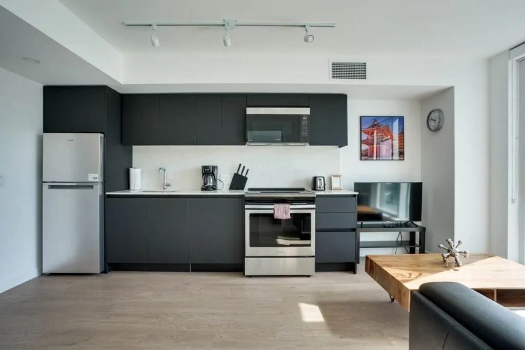 La cuisine Zephyr à 1 chambre