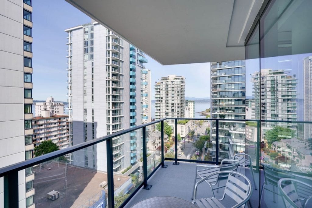 The Zephyr 2 bedroom balcony