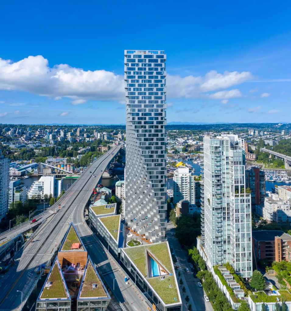 Vancouver house sky view