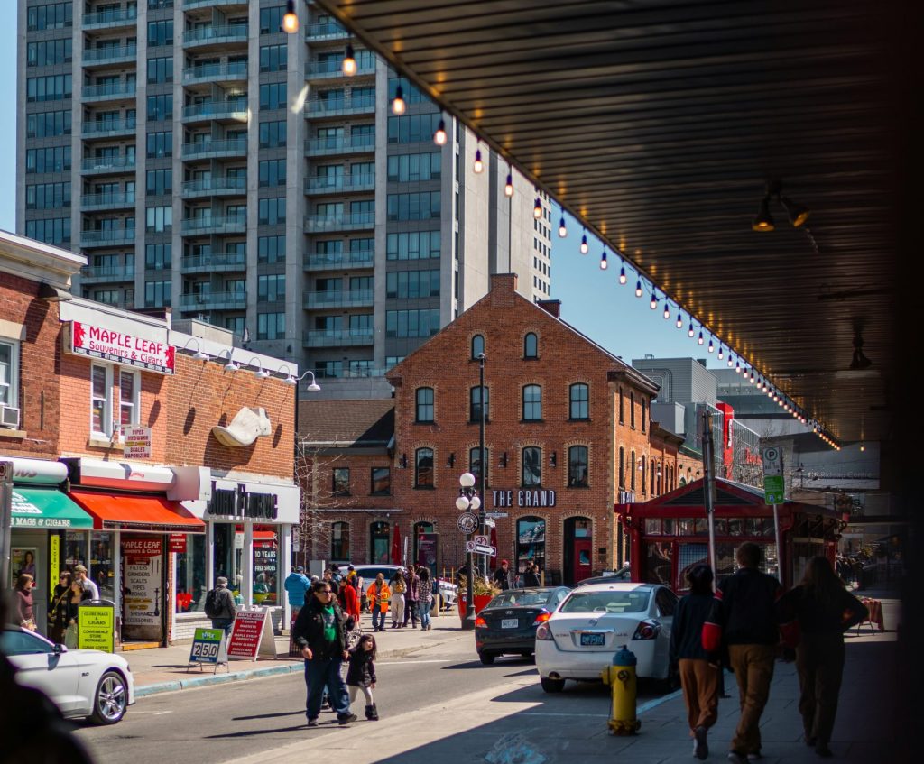 ByWard Market in Ottawa, Canada.